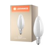 Ledvance Classic LED E14 Kerze Fadenlampe Matt 5.5W 806lm - 827 Extra Warmweiß | Ersatz für 60W