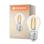 Ledvance Classic LED E27 Birne Fadenlampe Klar 3.4W 470lm - 827 Extra Warmweiß | Dimmbar - Ersatz Für 40W