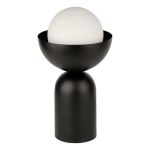 Ledvance Decor Bowl Tischlampe Schwarz | 200mm - Geeignet für E14