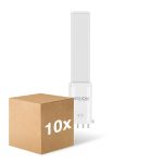 Mehrfachpackung 10x Noxion Lucent PL-S LED  4.3W - 830 Warmweiß | 4-Pins - Ersatz Für 9W