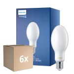 Mehrfachpackung 6x Philips TrueForce Core LED E40 HPL/SON Matt 36W 6000lm 300D - 840 Kaltweiß | Ersatz für 125W
