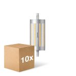 Mehrfachpackung 10x Philips Corepro LED Lineair R7s 118mm 17.5W 2460lm - 840 Kaltweiß | Dimmbar - Ersatz für 150W