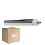 Mehrfachpackung 4x Ledvance Wasserdicht Deckenleuchte Feuchtigkeitsdicht FLEX Durchgangsverdrahtung 42W 6800lm - 840 Kaltweiß | IP66 - Ersatz Für 2x 58W