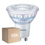 Mehrfachpackung 10x Philips MASTER Value LED-Spot GU10 PAR16 5.5W 575lm 36D - 922-927 Dim To Warm | Höchste Farbwiedergabe - Dimmbar - Ersatz Für 80W