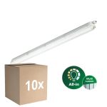 Mehrfachpackung 10x Philips LED-Feuchtraumleuchte Coreline WT120C G3 28W 4600lm - 840 Kaltweiß | 120cm - Ersatz Für 2x36W