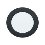 Eglo Einbau Spot Badezimmerbeleuchtung Fueva 6 Plastik Schwarz 6.3W 720lm - 827-840-865 CCT