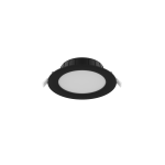Noxion LED Downlight Hera Eben Einbau Schwarz 9W 900lm 80D - 827-830-840 CCT | 132mm - Ausschnitt 120mm