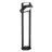 Nordlux Saulio Sockellampe Aluminium Schwarz 4.45W 370lm - 830 Warmweiß | IP44 - Solar