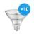 Mehrfachpackung 10x Ledvance Led-Spot E27 PAR30 10W 633lm 36D - 927 Extra Warmweiß | Höchste Farbwiedergabe - Dimmbar - Ersatz Für 75W