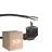 Mehrfachpackung 50x Noxion Power Versorgungskabel Schwarz - Schuko Europlug + Offene Enden - 3m - 3 pole 0,75mm2
