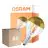 Mehrfachpackung 6x Osram Classic LED E14 Kugel Fadenlampe Klar 4W 380lm - 827 Extra Warmweiß | Ersatz Für 34W