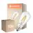 Mehrfachpackung 10x Ledvance Classic LED Edison E27 Birne Fadenlampe Klar 3.8W 806lm - 827 Extra Warmweiß | Ersatz Für 60W