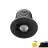 EcoDim Einbau Spot Mini Schwarz 2.5W 155lm 30D - 827 Extra Warmweiß | 35mm - Ausschnitt 28mm - IP67 - Dimmbar