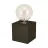 Eglo Tischlampe Prestwick 2 Stahl Bronze | IP20 - Geeignet für 1x E27 