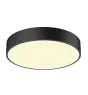SLV Medo Pro 40 Wand und Deckenleuchte Aluminium Schwarz Rund 19W 2650lm - 930-940 CCT | IP50 - Höchste Farbwiedergabe - Dali Dimmbar 