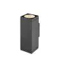 SLV Theo Pro L Up/Down Wandleuchte Aluminium Anthrazit 20W 2400lm - 827 Extra Warmweiß | Außenbeleuchtung - IP65 - Dimmbar