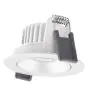 Ledvance LED-Spot Adjust Aluminium Weiß 8W 680lm 36D - 930 Warmweiß | Ausschnitt 68mm - IP20 - Höchste Farbwiedergabe - Dimmbar