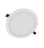 Ledvance Downlight Slim Alu Aluminium Weiß 19W 2000lm 90D - 840 Kaltweiß | Ausschnitt 205 - IP44 - Dali Dimmbar 