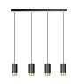 Emibig Pendelleuchte Fumiko Stahl Schwarz | Geeignet für 4x GU10 - Max 10W