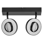 Ledvance LED Decor Spot Saturn Plastik Schwarz 21W 440lm - 830-842-865 CCT