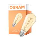Osram Vintage 1906 LED E27 Edison Fadenlampe Gold 4.9W 470lm - 922 Extra Warmweiß | Höchste Farbwiedergabe - Dimmbar - Ersatz Für 40W