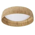 Ledvance LED Decor Wand und Deckenleuchte Bambus Braun 18W 750lm - 830 Warmweiß