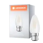 Ledvance Classic Superior LED Glühbirne B22d Kerze Fadenlampe Matt 3.4W 470lm - 927 Extra Warmweiß | Höchste Farbwiedergabe - Dimmbar - Ersatz für 40W