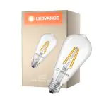 Ledvance Classic LED Edison E27 Birne Fadenlampe Klar 3.8W 806lm - 827 Extra Warmweiß | Ersatz Für 60W