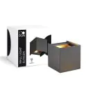 D'Lite Wandleuchte Elingen Schwarz Up & Down 4.9W 480lm - 830 Warmweiß | IP65