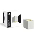 D'Lite Wandleuchte Vrebos Weiß | IP56 - Geeignet für 1x GU10 