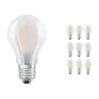 Mehrfachpackung 10x Ledvance Classic LED E27 Birne Fadenlampe Matt 4.8W 470lm - 827 Extra Warmweiß | Dimmbar - Ersatz für 40W