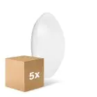 Mehrfachpackung 5x Ledvance Surface rund 400 24W 840 1920lm Weiß IP44 | Kaltweiß