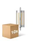 Mehrfachpackung 10x Philips Corepro LED Lineair R7s 118mm 17.5W 2460lm - 840 Kaltweiß | Dimmbar - Ersatz für 150W