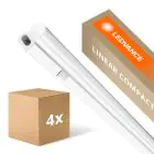 Mehrfachpackung 4x Ledvance LED Deckenleuchte Linear Kompakt Schalter 14W 1500lm - 840 Kaltweiß | 120cm