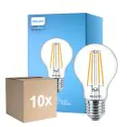 Mehrfachpackung 10x Philips Corepro LED Glühbirne E27 Birne Klar 8.5W 1055lm - 840 Kaltweiß | Ersatz für 75W