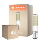 Mehrfachpackung 4x Ledvance Special T Slim LED B15d Röhre one-handed Klar 6.5W 806lm - 827 Extra Warmweiß | Ersatz Für 60W