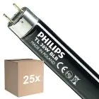 Mehrfachpackung 25x Philips MASTER TL-D 36W - Blacklight Blau | 120cm