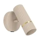 Eglo Wandleuchte Caminia Stahl Geschliffen 4.7W 345lm - 830 Warmweiß | IP20 - Inkl. 1x GU10