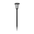 Eglo Erdspießleuchte Prietta Solar Schwarz 6W 800lm - 827 Extra Warmweiß | IP44 - Bewegungs- und Lichtsensor